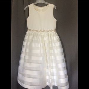 Girls white dress